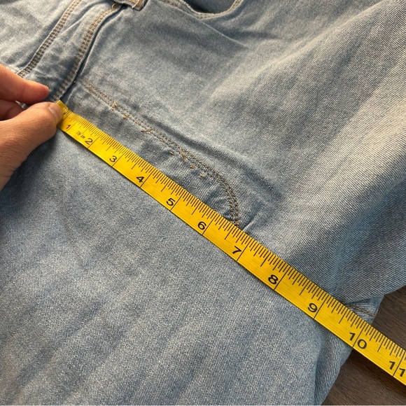 Streetwear Society Sky Blue Distressed Overalls (Junior) 13 - Picture 10 of 12